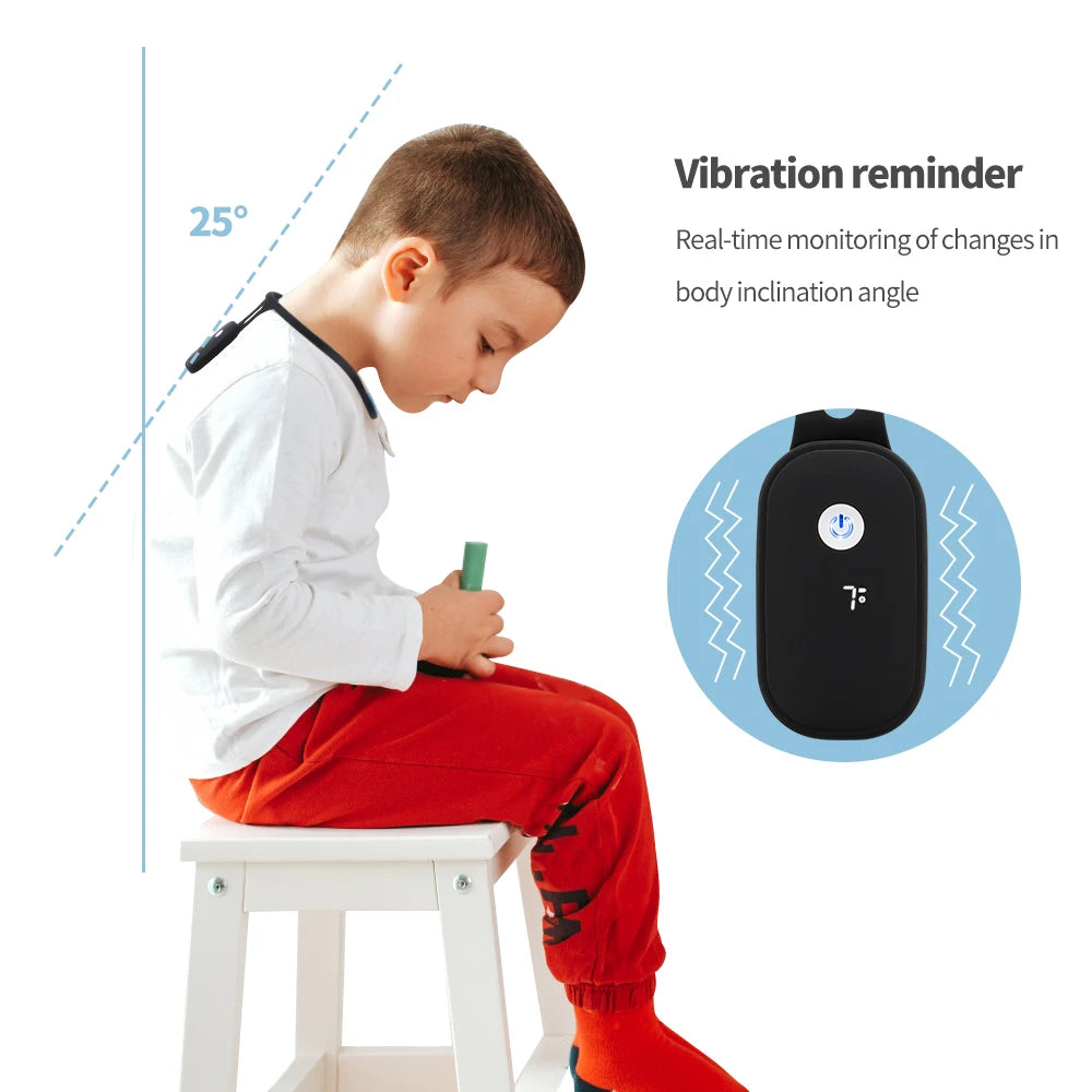 Smart Posture Corrector Realtime Intelligent Voice Reminder Monitoring Posture Training Back Posture Correct for Adult Child